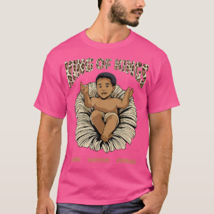 Camiseta Natal Afro-Americano Negro bebê Jesus Rei N