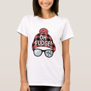 Camiseta Natal Ah, Fudge Férias de Natal Piada de Férias 