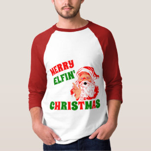 Camiseta Natal alegre de ELFIN