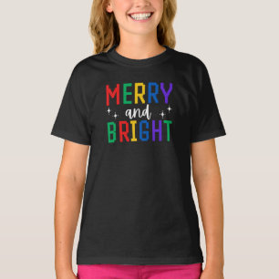 Camiseta Natal Alegre e Brilhante