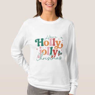 Camiseta Natal Alegre e Feliz 
