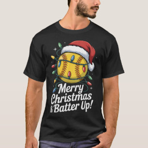 Camiseta Natal Alegre Gorro de Papai Noel Macio Funny Feria