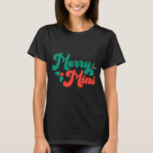 Camiseta Natal Alegre Mini Bonito Moderno Script Tygraphy B