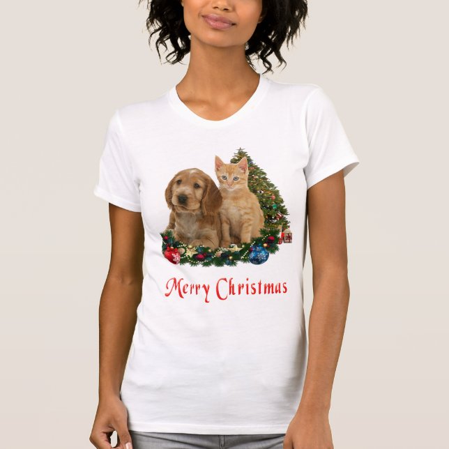 Camiseta Natal animal (Frente)