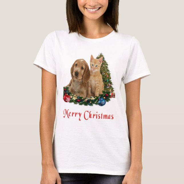 Camiseta Natal animal (Frente)