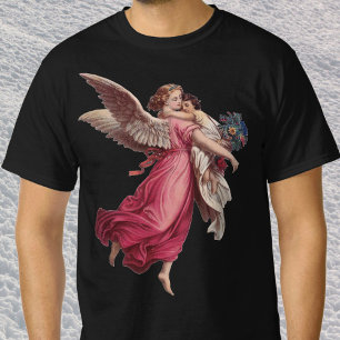 Camiseta Natal Antigo, Anjo Guardião Vitoriano