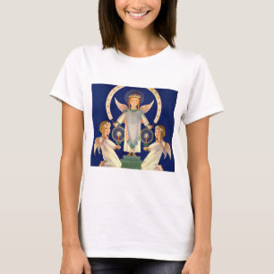 Camiseta Natal Antigo, Anjos Escandinavos da Santa Luzia