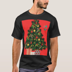 Camiseta Natal Aquarela Clas Botânicas