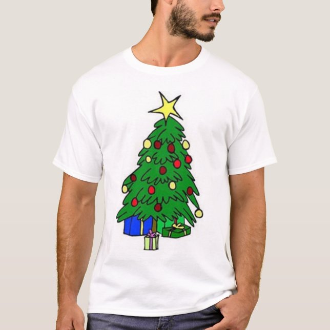 Camiseta Natal-árvore (Frente)