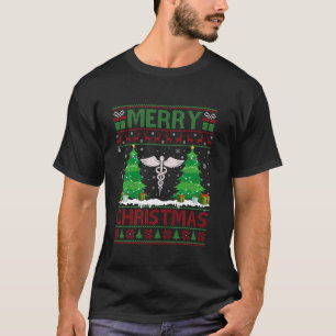 Camiseta Natal Árvore de Natal Iluminação CNA Enfermeira Ug
