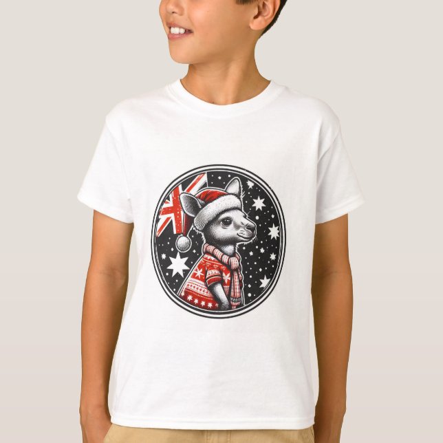 Camiseta natal australiano (Frente)