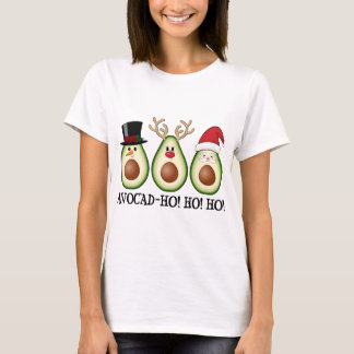 Camiseta Natal Avocado Frosty, Rudolph e Papais noeis