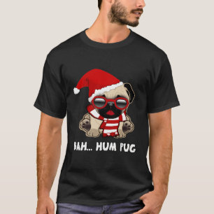 Camiseta Natal Bah Hum Pug