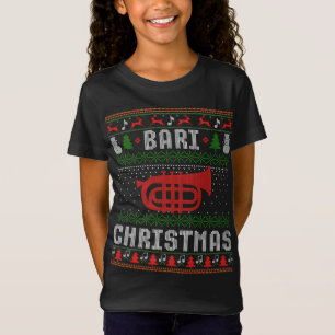 Camiseta Natal Bari Ugly Sweater Baritone Lover Xmas Gi