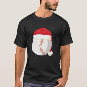 Camiseta Natal Baseball Ball Papai Noel Hat Xmas Catar