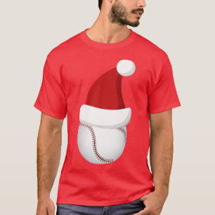 Camiseta Natal Baseball Ball Shirt Engraçado Esporte Christ