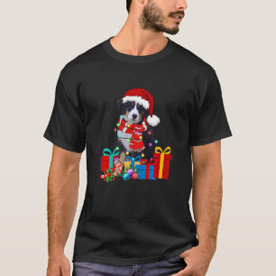 Camiseta Natal Bernese Mountain Dog Xmas Papais noeis H