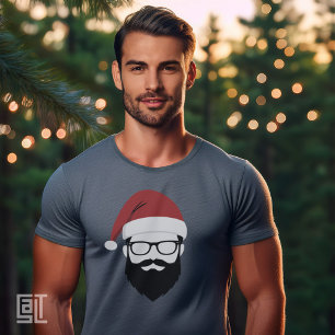 Camiseta Natal Big Nick Santa Clássico