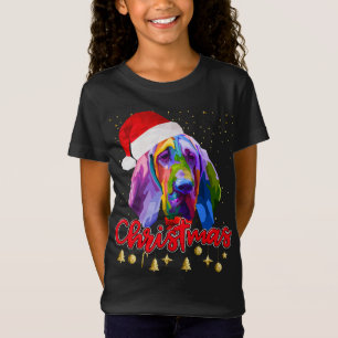 Camiseta Natal Bloodhound Pop Art Natal Pajama