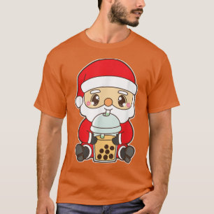 Camiseta Natal Boba Santa Claus Peach Mango Pear