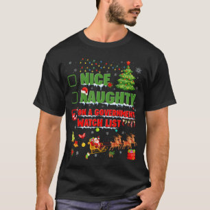 Camiseta Natal Bom Mal Na Lista de Vigilância do Governo