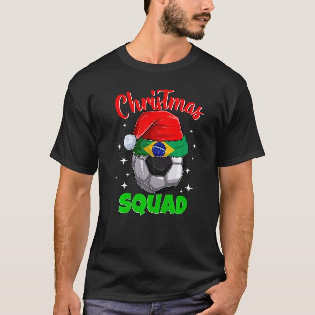 Camiseta Natal Brasil - Grupo Familiar Esquadrão Correspond (Frente)