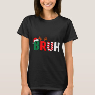 Camiseta Natal Bruh Crianças Xmas Adolescentes Meninos Nata