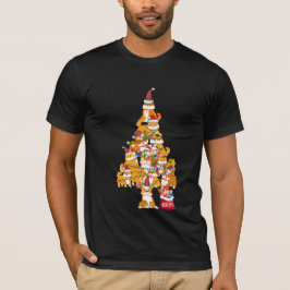 Camiseta Natal Cachorrinho Shiba Inu Fofo