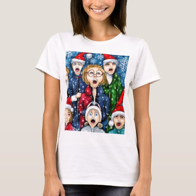 Camiseta Natal Caroling (Frente)