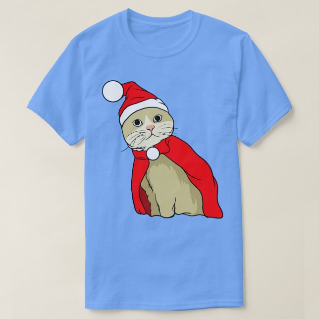 Camiseta Natal Cat 1 (Frente do Design)