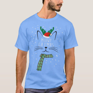 Camiseta Natal Cat Meowy Catmas
