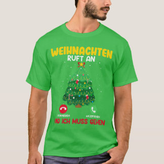 Camiseta Natal chama Christmasree na vintage da linha