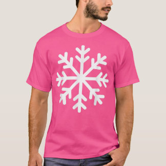 Camiseta Natal clássico Floco de Neve Floco de Neve