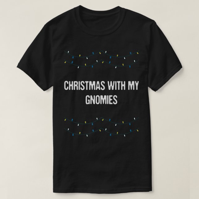 Camiseta Natal Com Meus Amigos Xmas Felizes Natal E (Frente do Design)