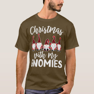 Camiseta Natal com os meus nômades Natal Feriados Gnomos Pj