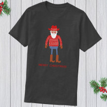 Natal com Texto Personalizado Cowboy Santa