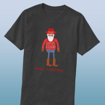 Natal com Texto Personalizado Cowboy Santa