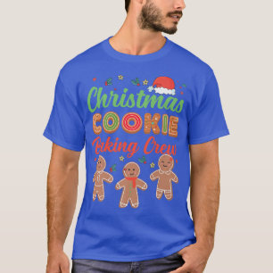 Camiseta Natal Cookie Baking Crew Gingerbird Equipe Sant