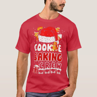 Camiseta Natal Cookie Baking Crew Gingerbird Natal