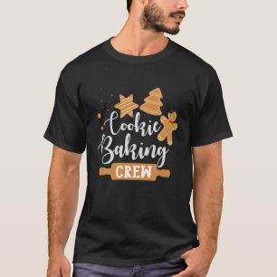 Camiseta Natal Cookie Baking Crew Pajama, Gingerpão B