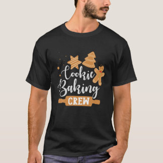 Camiseta Natal Cookie Baking Crew Pajama, Gingerpão B