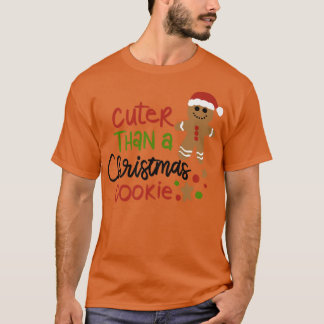 Camiseta Natal Cookie Baking Crew Pajama, Gingerpão C