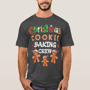 Camiseta Natal Cookie Baking Crew Papai noel Família Ginger