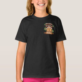 Camiseta Natal Cookie Baking Gingerbird House -