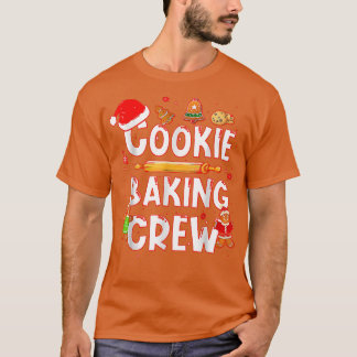 Camiseta Natal Cookie Fazendo Tripulação Engraçada Família 
