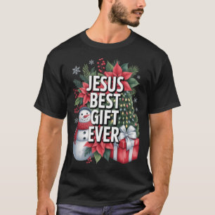 Camiseta Natal cristão Jesus família