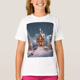 Camiseta Natal da Casa de Pão Gingerido