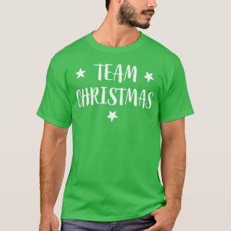 Camiseta Natal da Equipe Natal nas Estrelas do Natal Sexta