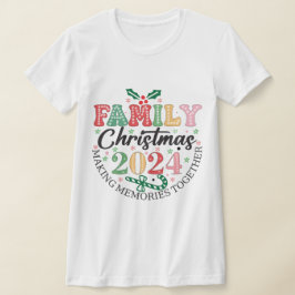 Camiseta Natal da família 2024