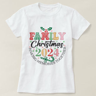 Camiseta Natal da família 2024